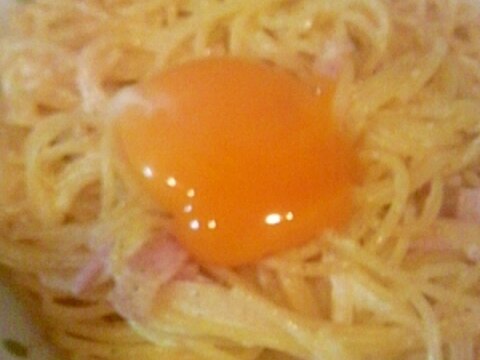 カルボナーラ風パスタ